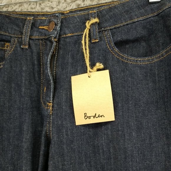 Boden Skinny Stretch Blue Jeans Women's US 6 L - Picture 6 of 7